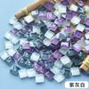 Lagos de Peixe de Vidro Mosaico 1200 Colorido Cristal Feito à Mão DIY Crianças Bar Lago dos Desejos Varanda