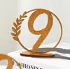Cartões de Lugar para Casamento Cartões de Mesa para Banquete de Casamento Números de Mesa de Madeira para Recepção de Casamento Chá de Panela Banquete Restaurante Placas de Decoração de Mesa