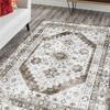 Alfombra Persa Gruesa Estilo Americano Retro Estilo Étnico Alfombra Marroquí para Dormitorio Sala de Estar Mesita de Noche Turca Alfombra Grande