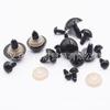 Ojos de muñeca de tornillo negro a presión de ganchillo para muñecas DIY Accesorios para ojos de dibujos animados de muñeca
