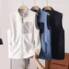 Chaleco unisex de otoño e invierno, duradero y versátil para exteriores, engrosado, cálido y resistente al frío, con cuello alto, para usar tanto por dentro como por fuera 13215