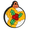 Serie Navideña Dibujos Animados Transfronterizos Cuentas Focales Cuentas de Goma Blanda Cuentas Sueltas Accesorios para Joyería Accesorios DIY