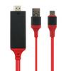 Adecuado para Teléfono Móvil Tipo-C Apple Android a Cable Hdmi Hd Cable de Pantalla Compartida para Teléfono Móvil iPhone Cable de Proyección