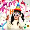 Serpentinas de Confeti de Cumpleaños para Niños y Niñas Decoración de Ambiente de Fiesta Pistola de Fuegos Artificiales de Mano para Niños Accesorios para Fotos