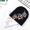 Chapéu de tricô jacquard de tartaruga multicolorido, estilo de rua, minimalista, moderno, versátil, gorro unissex