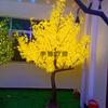 Luz LED para árvores com folhas de ginkgo, luz para paisagens, luz LED luminosa para árvores, luz LED para árvores de bordo, luz de simulação de árvore