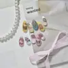Tomoni&Não Perca Adesivos Finos e Resistentes para Manicure, Populares Adesivos Europeus e Americanos Sexy para Unhas, Material de Joia Cruzada com Estampa de Leopardo