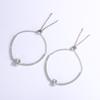 Pulsera de plata S925 con diamantes Mosan Galaxy y moissanita cuadrada, Raydion Simple, para mujer, Shake Voice Live, tienda de fábrica