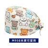 Gorro Quirúrgico Gorro de Enfermera para Mujeres con Hebilla Ajustable, No Aplasta el Cabello, Gorro de Algodón Puro, Gorro de Trabajo para Profesionales de la Belleza y Cirugía Plástica, Gorro Médico Redondo para Hombres