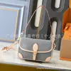 Bolso Baguette Serie Denim Versión Alta de Guangzhou Bolso Clásico Presbiópico para Viajes de Negocios Portátil Cruzado al Hombro Cuero que Cambia de Color