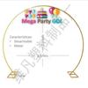 Soporte de arco de hierro forjado transfronterizo para decoración de fondo de césped de boda al aire libre, diseño de escena de fiesta de cumpleaños de bebé especial