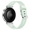 Adecuado para correa de silicona de ajuste a presión Huawei GT7, correa de reloj de silicona para mujer de 41 mm con patrón de grano largo, estilo original