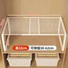 Organizador de armario ajustable, estante de almacenamiento multicapa, separador extraíble para armarios, estante ahorrador de espacio para el interior del armario