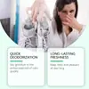 Oceaura Spray Refrescante para Pés Fragrância Fresca para Sapatos e Meias Spray Suave e Portátil para Cuidados com os Pés