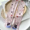 Personajes de Dibujos Animados Protector Solar Verano Mujeres Estilo Ins Lindo Todo Fósforo Protector de Brazo Mangas de Seda de Hielo Exteriores Montar Mangas Transpirables