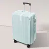 ¡Wow Maleta Personalizada para Estudiantes Mujeres, Trolley de Ángulo Recto Retro Resistente a Rayones Caja con Contraseña, Maleta de Cabina con Marco de Aluminio