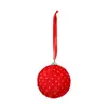 Colgante de Corazón para el Día de San Valentín 6cm7cm Forma de Corazón Cuadros Rojos y Blancos Bola de Espuma Decoración de Propuesta de Matrimonio Bola de Tela Colgante