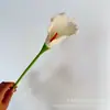 Sensação avançada de hidratação lírio-calla flor artificial de tamanho médio decoração de paisagismo de auditório de casamento adereços de fotografia
