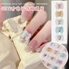 Nova Nail Art Strass Amor Transparente Cor Arco Diamante Marinheiro Guerreiro Resina Pilha Diamante Cor Gema Adesivo de Unha