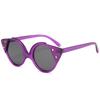 Gafas de Sol Estilo Nuevo Europeo y Americano Personalizadas Ojo de Gato, Gafas de Sol Triangulares de Moda, Gafas de Sol con Lente Transparente Oceánica
