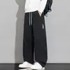 Nuevos pantalones de trabajo estilo americano para hombre de primavera y otoño, holgados y versátiles, talla grande, transpirables, de pierna recta, pantalones casuales deportivos de pierna ancha