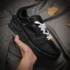 Comercio exterior transfronterizo zapatos de pan para hombre y mujer mezclilla negra zapatos gorditos zapatos deportivos para exteriores antideslizantes que aumentan la altura suela gruesa zapatos de plataforma