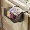 Secador de Sapatos e Meias Acima do Radiador, Cesta de Armazenamento Suspensa, Suporte de Secagem, Rack Organizador, Secador de Roupas sem Furo