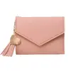 Cartera Popular con Etiqueta Temu para Mujer, Cartera Corta con Múltiples Ranuras para Tarjetas, 70% de Descuento, Delgada, Portatarjetas de Estudiante, Billetera para Monedas de PU