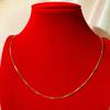 Colar folheado a ouro vietnamita 24k banhado a vácuo colar feminino cobre o chain chapeamento colar de ouro distribuição atacado