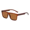 Nuevas gafas de sol vintage de bambú y madera para hombre, gafas de sol modernas con protección UV, gafas de sol de moda