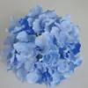 Cabeça de Hortênsia Grande Material de Tecido de Lã Pétalas Triangulares Flores Artificiais Flores Falsas Flores de Seda Casamento Floral Parede de Flores Guia de Caminho Arco
