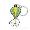 Animal Perro Gato Llavero de PVC Anillo de Llavero Cadena de Llaves Colgante Anillo de Llavero Llave de Coche