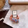 Pinza para el pelo de otoño e invierno para niños con botón de cuadros en forma de corazón, pasador de pentagrama de lana, pinza lateral para flequillo para niñas pequeñas