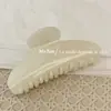 Tono azul claro cremoso Clip de agarre para PC coreano Pinza para el cabello de temperamento Lingote Pinza de tiburón Placa Pinza para el cabello Pinza de pelo nueva