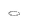 Anillo de Amor 2024 para Novia Ins Diseño de Nicho Avanzado Versátil Estudiante Apertura Círculo Simple Ajustable