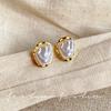 Pendientes de Perla Barroca Francesa Vintage para Mujer Nicho Pendientes de Gama Alta Elegantes Nuevos Pendientes de Celebridad de Internet para el Trabajo