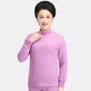 Roupa Térmica de Outono e Inverno para Mulheres de Meia-Idade e Idosas, Algodão Acolchoado de Três Camadas, Roupa Térmica Quente para Mães, Roupa Térmica Masculina e Feminina para Todas as Idades, Camada Base de Outono e Inverno