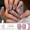 2025 Cola de Esmalte Manicure Primavera e Verão Frasco Pequeno Branco Cor Macaron 12 Cores Popular Dopamina Vitalidade Cola Fototerapia