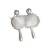 Brincos Novos de Pérola e Bola de Pelo com Pingente de Gota de Água Outono e Inverno Luxo Acessível Brincos de Alta Qualidade Estilo Feminino Brincos de Pelúcia de Nicho
