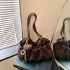 Bolso de axila plisado estilo coreano, bolso de diseño de nicho de alta gama para mujer, nuevo modelo 2026, bolso de hombro elegante y con estilo