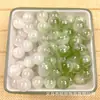 Cuentas Blancas de 10 mm Ojo de Gato de Imitación Resina Cuentas Redondas Ojo de Gato Cuentas Sueltas Hecho a Mano DIY Cadena para Teléfono Collar Pulsera Cuentas
