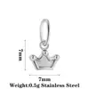 Nuevo modelo venta directa acero inoxidable colgante estrella cerradura llave joyería accesorios colgante DIY en stock
