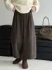 Pantalones Casuales de Lana con Cintura Elástica Luxi para Mujer, Nuevos Pantalones de Pierna Ancha Holgados Otoño/Invierno, Pantalones Rectos Versátiles Cortos 2152
