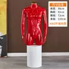 Modelo Masculino de Meio Corpo com Pernas Loja de Roupas Balcão Display Placa de Display para Vitrine Design Plástico Pintura Preto e Vermelho Tipo Mannequin