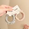 Diadema Plisada de Alta Elasticidad y Durabilidad para Mujer, Cuerda para el Cabello de Satén Fresca que No Daña el Cabello, Goma para Coleta Alta Personalizable