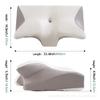 Almohada de Mariposa Transpirable para Protección del Cuello Almohada de Memoria de Mariposa para Dormir Columna Cervical Núcleo de Espuma Viscoelástica de Rebote Lento