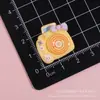 Cámara de Moño de Dibujos Animados Accesorios de Resina Brillante Pegamento Crema Llavero DIY Cadena para Teléfono Móvil Accesorios para el Cabello Material de Pasador