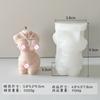 Jiahuimei DIY corpo humano perfumado vela molde de silicone simulação corpo humano perfumado pedra ferramenta de moagem