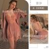 Pijama sexy para mujer, nuevo terciopelo dorado, puro deseo, suelto, primavera y otoño, encantador, perspectiva de encaje, traje de casa 1946
