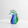 Adornos de Caballo del Zodiaco Esmaltados de Zibo Mascota del Año del Caballo Decoración de Escritorio de Oficina Entrada Sala de Estar Regalo de Alta Gama